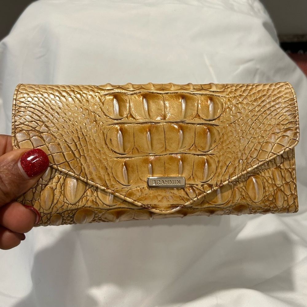 Brahmin Croc-Embossed Ady Wallet - Picture 4 of 4